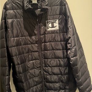 Men’s Black Champion Puffer Jacket